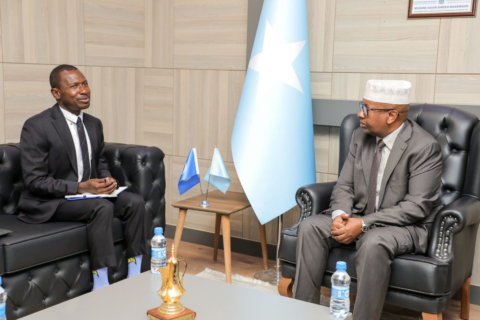 Wasiirka Arrimaha Dibadda Soomaaliya oo qaabilay Madaxa Hay’adda IOM si ay u abuuraan Waddooyinka Iskaashiga