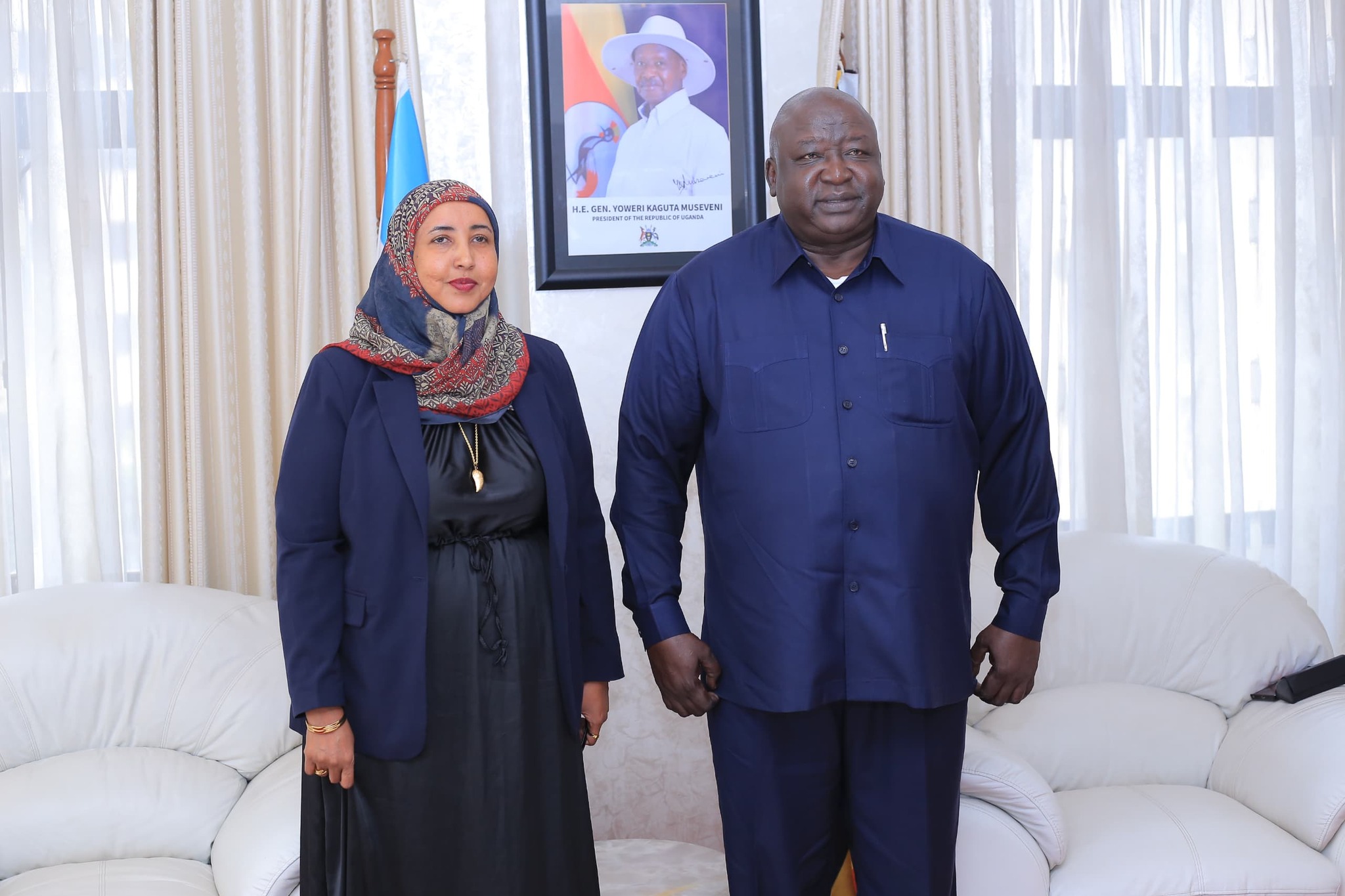 DANJIRAHA SOOMAALIYA EE UGANDA OO NUQUL KA MID AH WARAAQAHA DANJIRENIMO U GUDBISAY WASIIRU DOWLADAHA ARRIMAHA DIBADDA UGANDA.