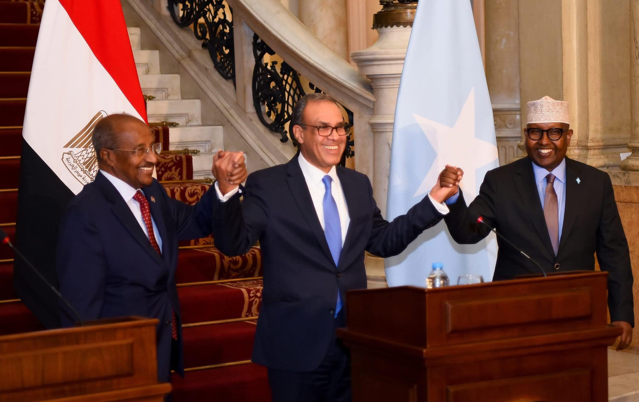 Wasiirka Arrimaha Dibedda oo ka qeyb galay shirarka Seddex geesoodka ee Wasiirada Arrimaha Dibadda Soomaaliya, Masar, iyo Eritrea