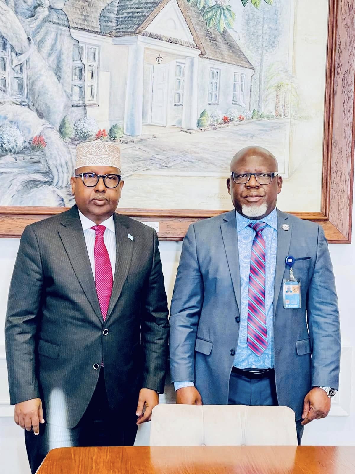 Soomaaliya iyo DRC oo ka wada hadlay xoojinta xiriirka labo dhinaclaha iyo deganaanshaha Afrikada dhexe