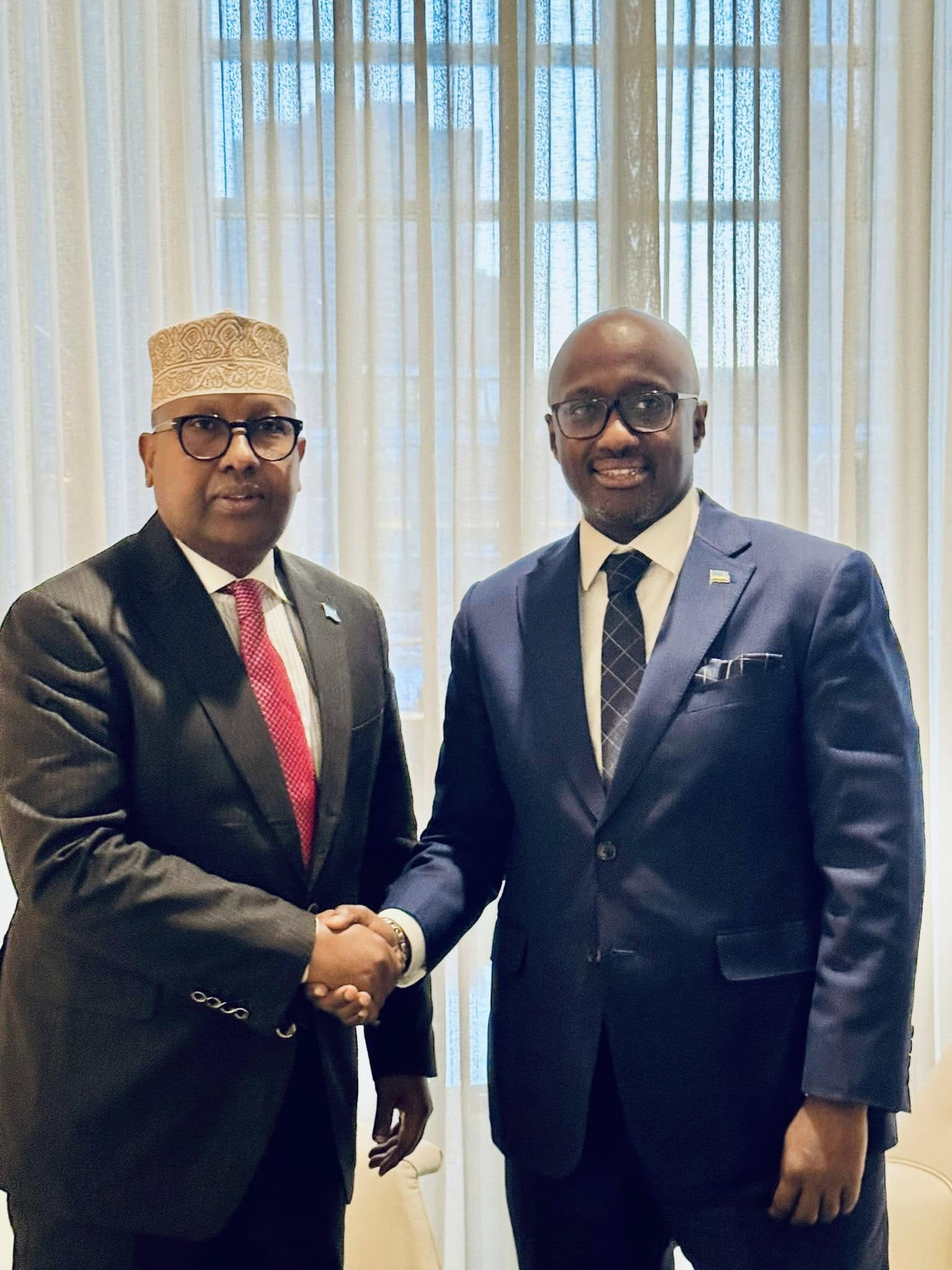 Wasiirka Arrimaha Dibadda oo kala hadlay xiriirka labo geesoodka dhiggiisa Rwanda oo uu kula kulmay New York