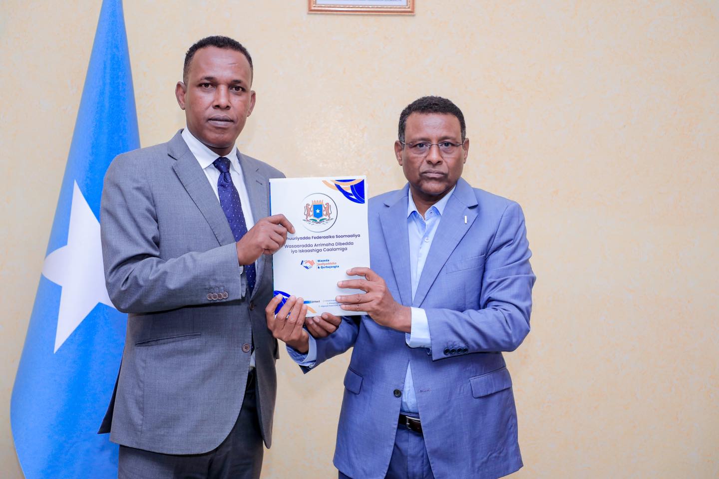 Agaasimaha cusub ee Waaxda Jaaliyadaha iyo Qurbajoogta oo xilkiisa la wareegay