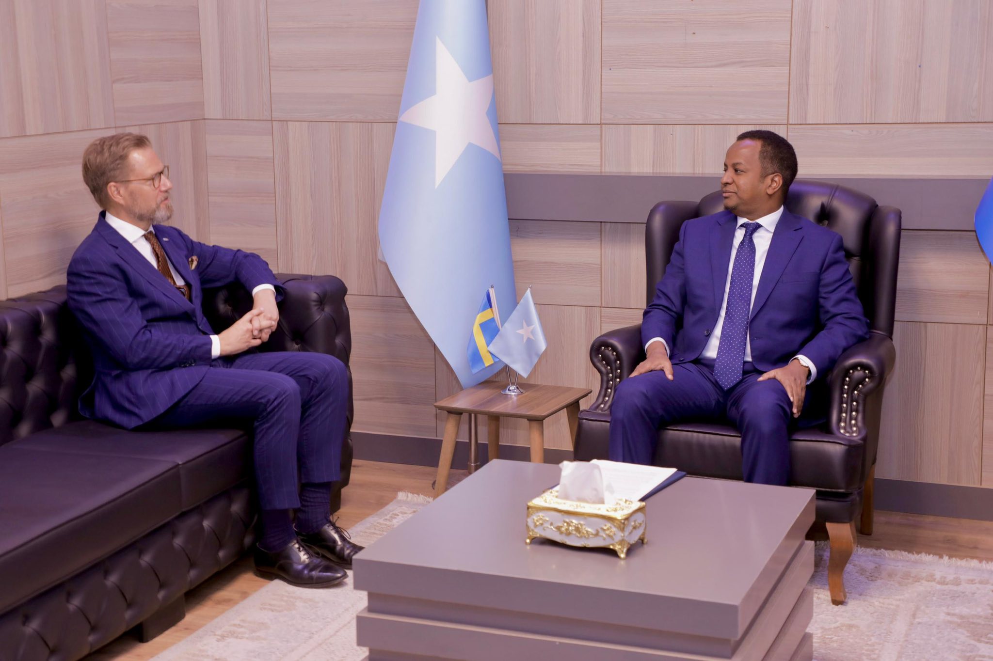 Somali FM Discusses Enhanced Bilateral Cooperation with Swedish Ambassador