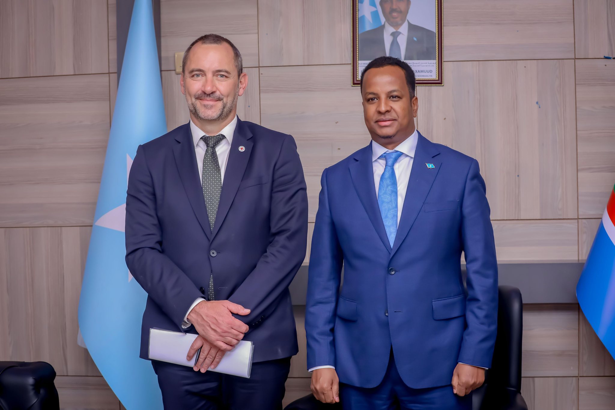 Somali FM receives Head of ICRC Somalia on courtesy call
