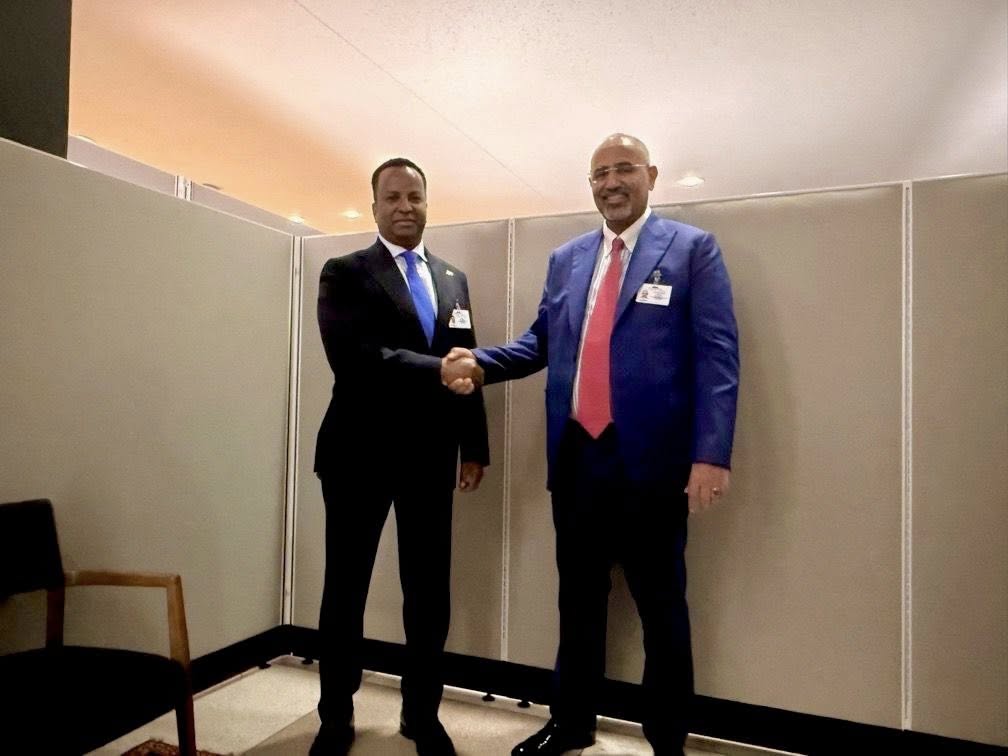 Somali FM Meets Yemeni VP in New York at 80th UNGA