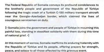 Statement of Condolence and Solidarity