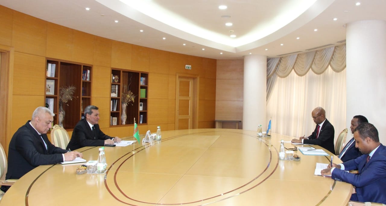 Somali FM Meets Turkmenistan Counterpart to Boost Cooperation