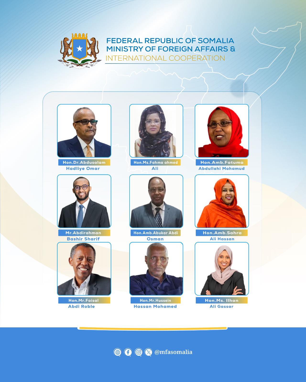 Somalia EALA MPs | Federal Republic of Somalia