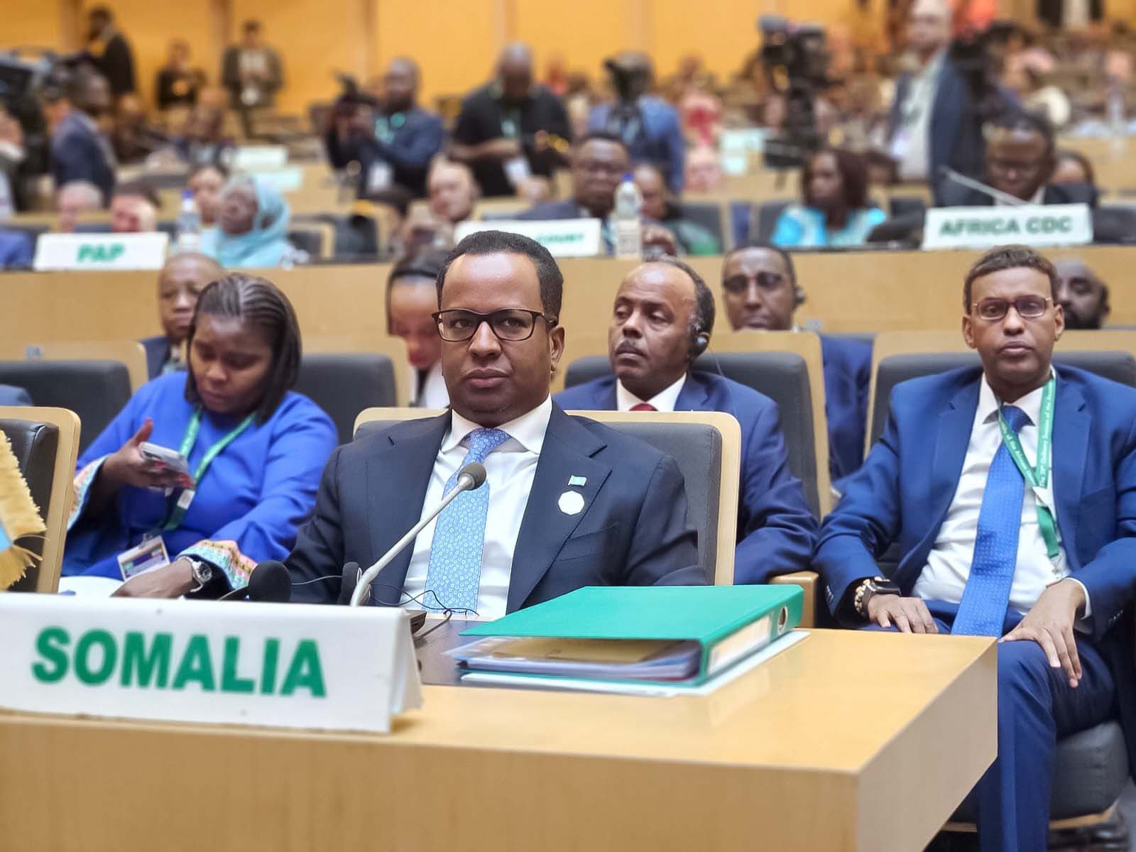 Somalia’s FM Attends 48th ordinary Session of AU Executive Council Session