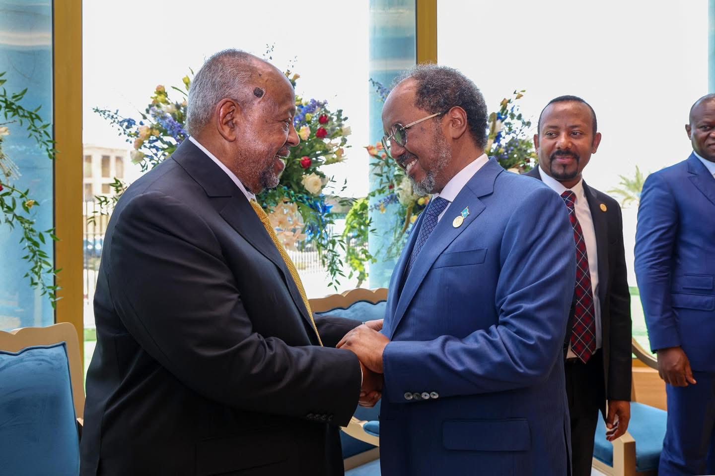 President Hassan Sheikh Attends Inauguration of President Ismaïl Omar Guelleh in Djibouti