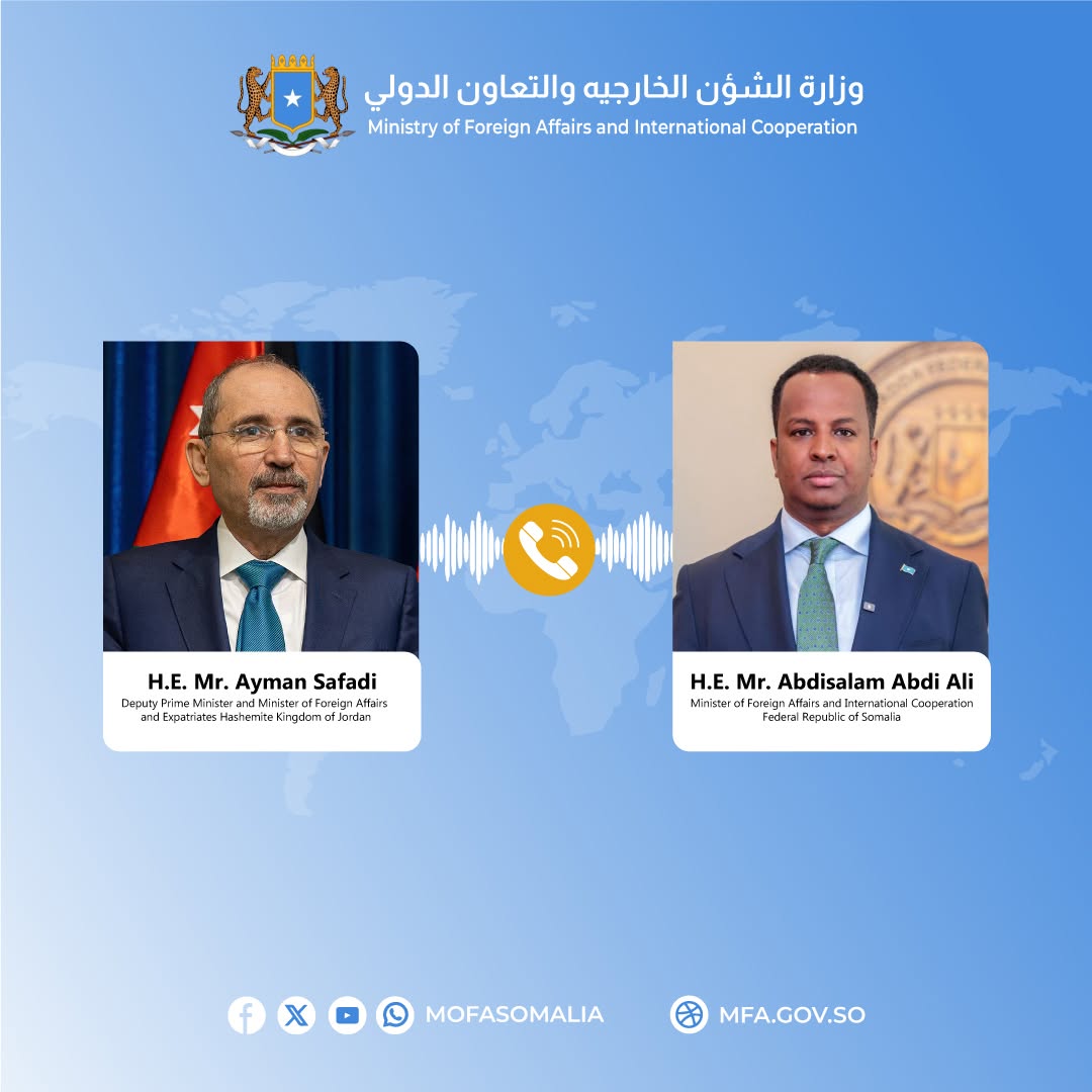 FM Holds Phone Call with Jordanian Counterpart