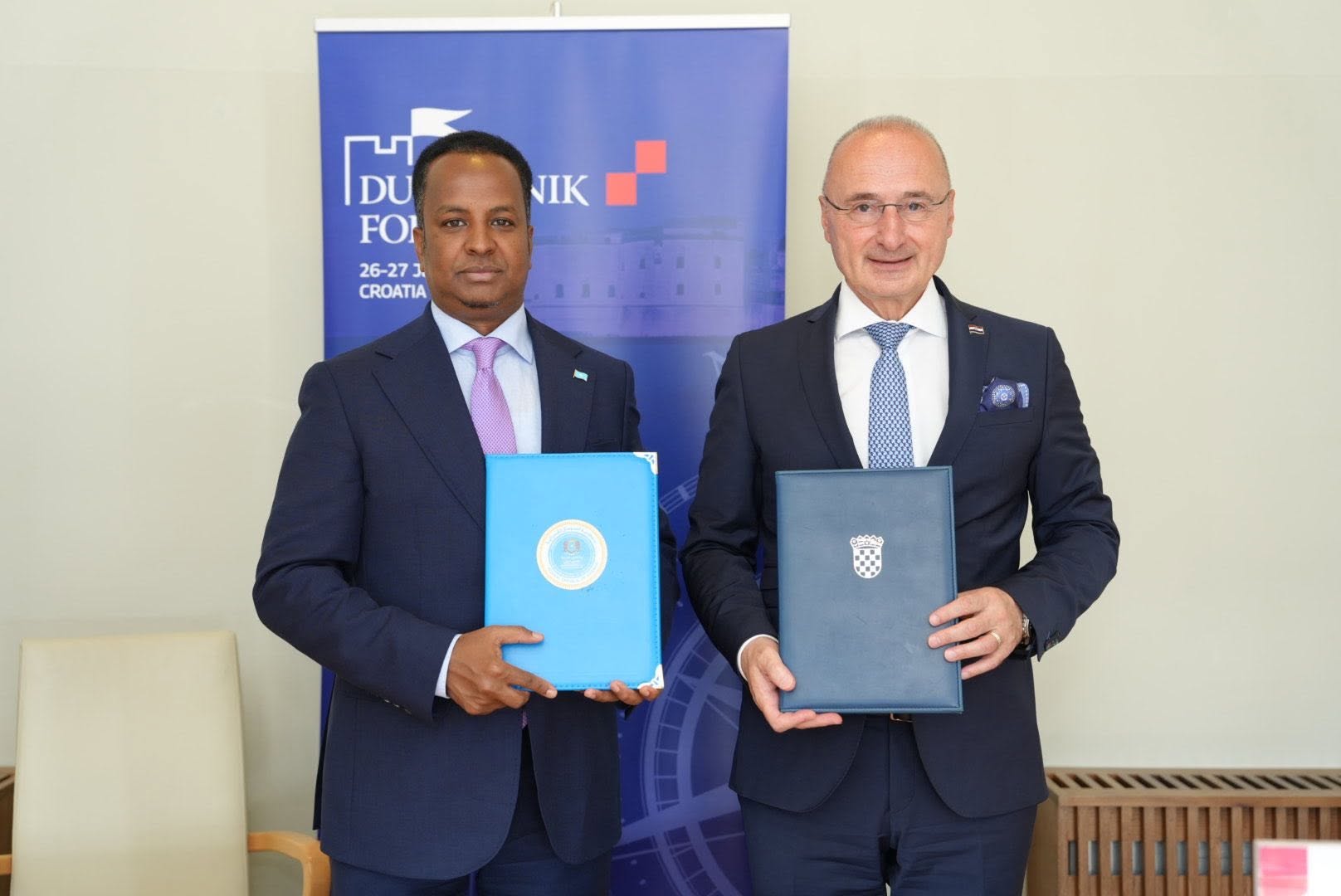 Somalia and Croatia Strengthen Bilateral Relations with Political Consultations Agreement