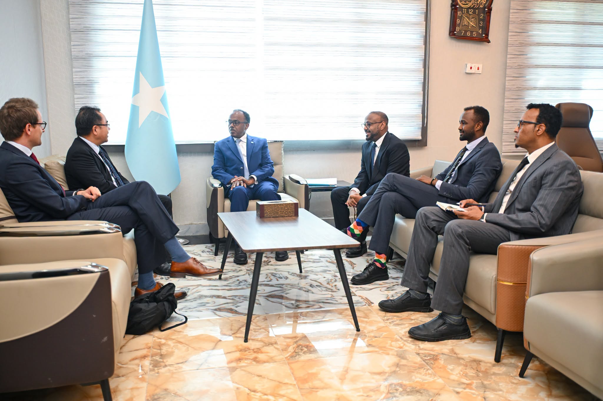 State Minister and Permanent Secretary Receive World Bank Country Manager