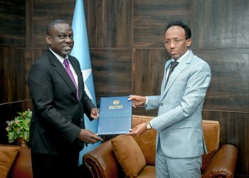 Deputy Minister Receives Credentials of the New WHO Representative in Somalia