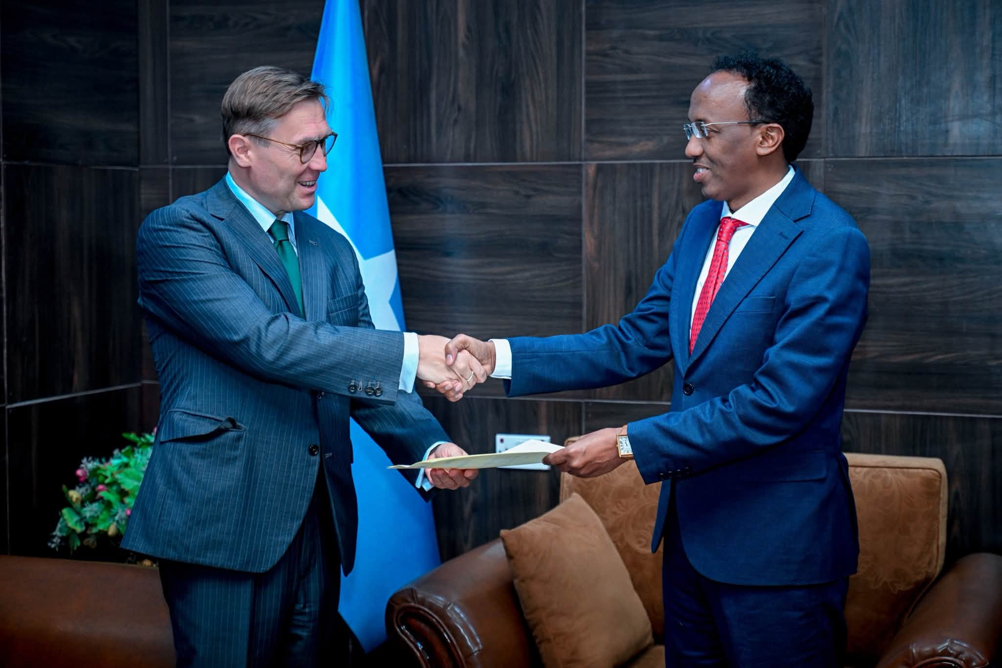 Deputy Minister Receives Copies of Credentials from Incoming EU Ambassador