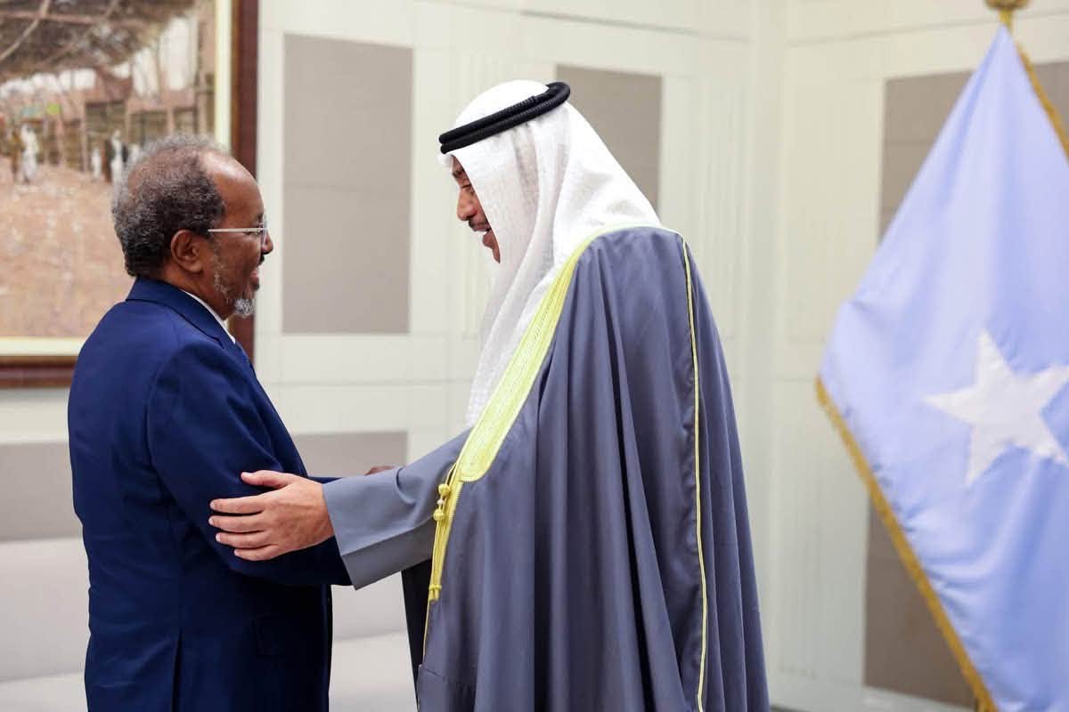 PRESIDENT HASSAN SHEIKH MOHAMUD MEETS CROWN PRINCE OF KUWAIT IN NEW YORK
