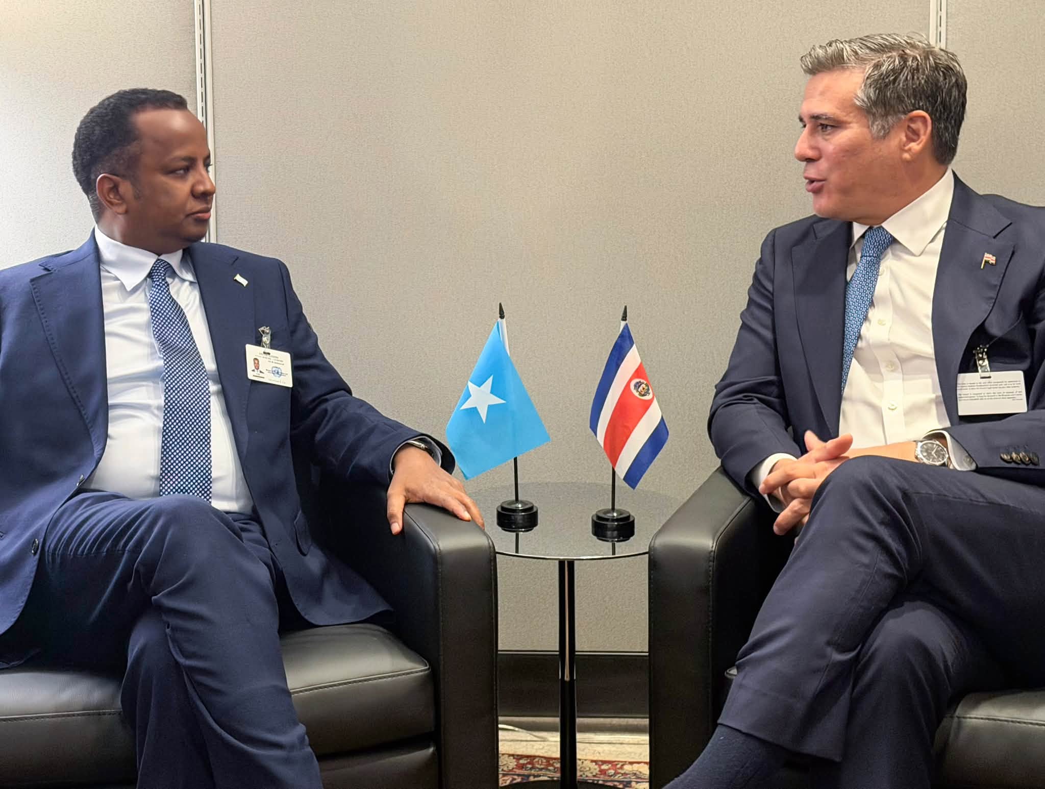 Somalia and Costa Rica Discuss Bilateral Relations and Development Cooperation at UNGA81